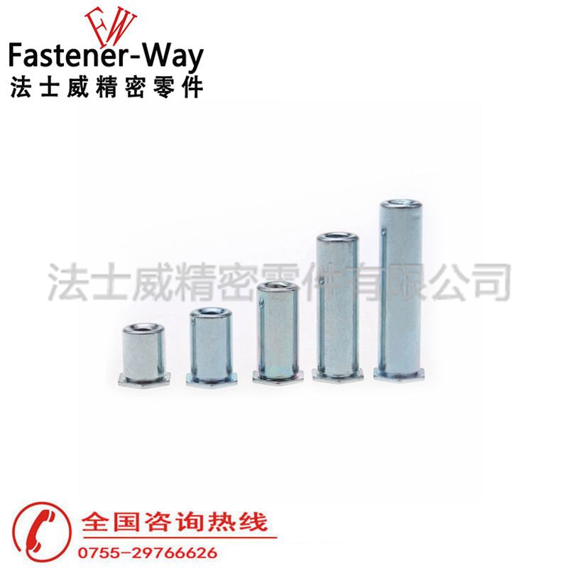BSO4-M4-18碳鋼鍍鋅壓鉚螺母柱4